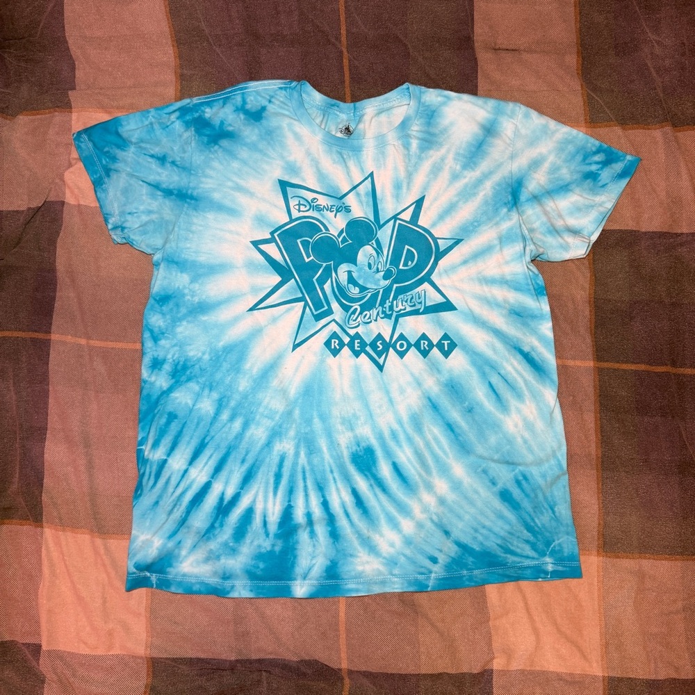 Disney Blue Tie-Dye Mickey Mouse Tee